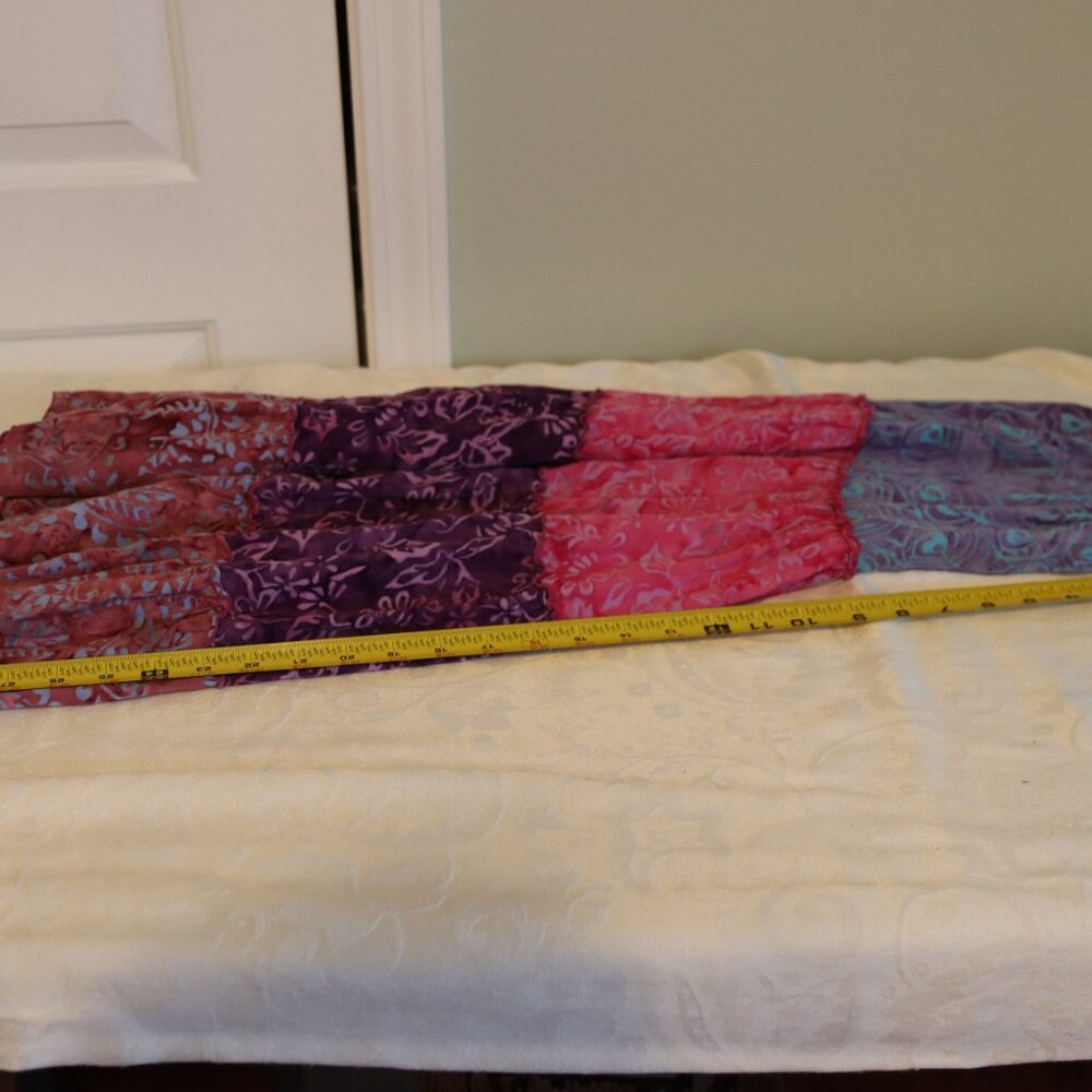 Hand Kreation Skirt One Size Boho, 100% Rayon festival, colorful, casual - Picture 8 of 12